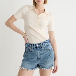 J. CREW RELAXED DENIM SHORT IN BAXTER STREET WASH SIZE 30 (10) NWT